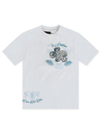 Smoke Rise Tapestry Kurzarm-T-Shirt - Blau