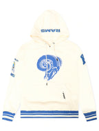 Pro Standard LA Rams Retro Hoodie à capuche - Coquille d'œuf