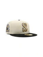 Casquette New Era 5950 Seattle Mariners 30e anniversaire - Chrome/Or