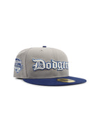 Casquette New Era 5950 Dodgers Champions Script - Grise