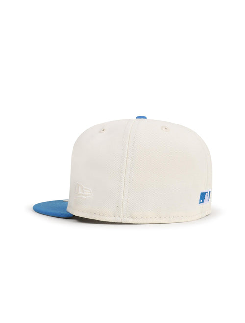 New Era 5950 Dodgers 40. Jubiläumsmütze – Chrom/Southwest Blue