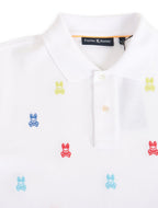Psycho Bunny Bonham Piqué Poloshirt - Weiß