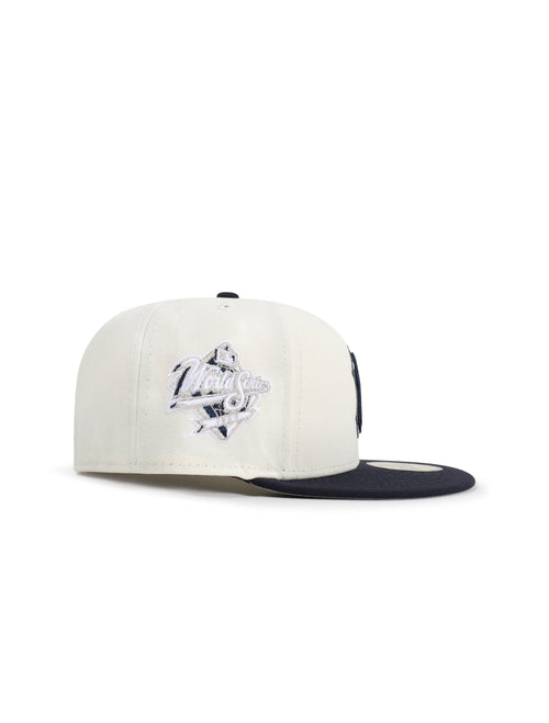 New Era 5950 New York Yankees World Series Patch Cap – Chrom/Navy