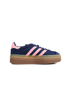 Adidas Gazelle Bold Femme - Bleu Foncé/Rose