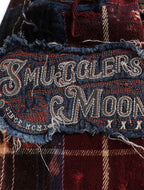 Haut tissé boutonné Smugglers Moon - Carreaux délavés