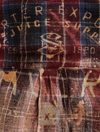 Haut tissé boutonné Smugglers Moon - Carreaux délavés