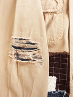 Smugglers Moon Button-Up Webware Top - Khaki-Karo