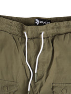 Pantalon cargo en nylon Makobi Colton - Olive