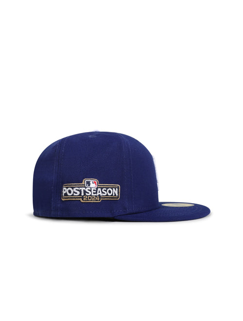 New Era 5950 Dodgers Post Season 2024 Fitted Hat – Royalblau