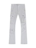 Pantalon cargo en polyester Jordan Craig Stacked Rodeo - Gris