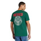 T-shirt Adidas Mexique Azteca pour homme - Vert foncé