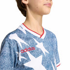 Maillot en jean graphique Adidas pour enfant - Bleu
