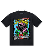 Lonely Hearts Club Life Blooms Premium T-Shirt - Schwarz