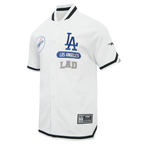 Pro Standard Los Angeles Dodgers Letterman Button Down - White