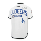 Pro Standard Los Angeles Dodgers Letterman Button Down - White