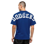 Pro Standard Los Angeles Dodgers Wingspan T-Shirt mit überschnittenen Schultern – Dunkelblau