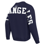 Pro Standard Sweat Ras du Cou Épaules Tombantes Ailes LA Dodgers - Bleu Marine Nuit