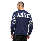Pro Standard Sweat Ras du Cou Épaules Tombantes Ailes LA Dodgers - Bleu Marine Nuit