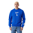 Pro Standard LA Dodgers Wingspan Drop Shoulder Rundhals-Sweatshirt – Königsblau