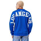 Pro Standard LA Dodgers Wingspan Drop Shoulder Rundhals-Sweatshirt – Königsblau