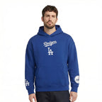 Pro Standard La Dodgers Wingspan Drop Shoulder Hoodie – Bleu foncé