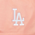 Pro Standard Womens LA Dodgers Cropped Wingspan Crewneck - Guava