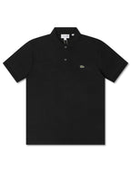 Lacoste Regular Fit Paris Soft Pima Polo - Black