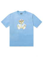 Market Studios Aquarell Teddy T-Shirt – Abendblau