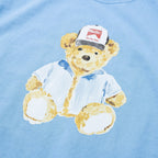Market Studios Aquarell Teddy T-Shirt – Abendblau