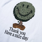 T-shirt Market Studios Smiley Bonsai Tree - Blanc