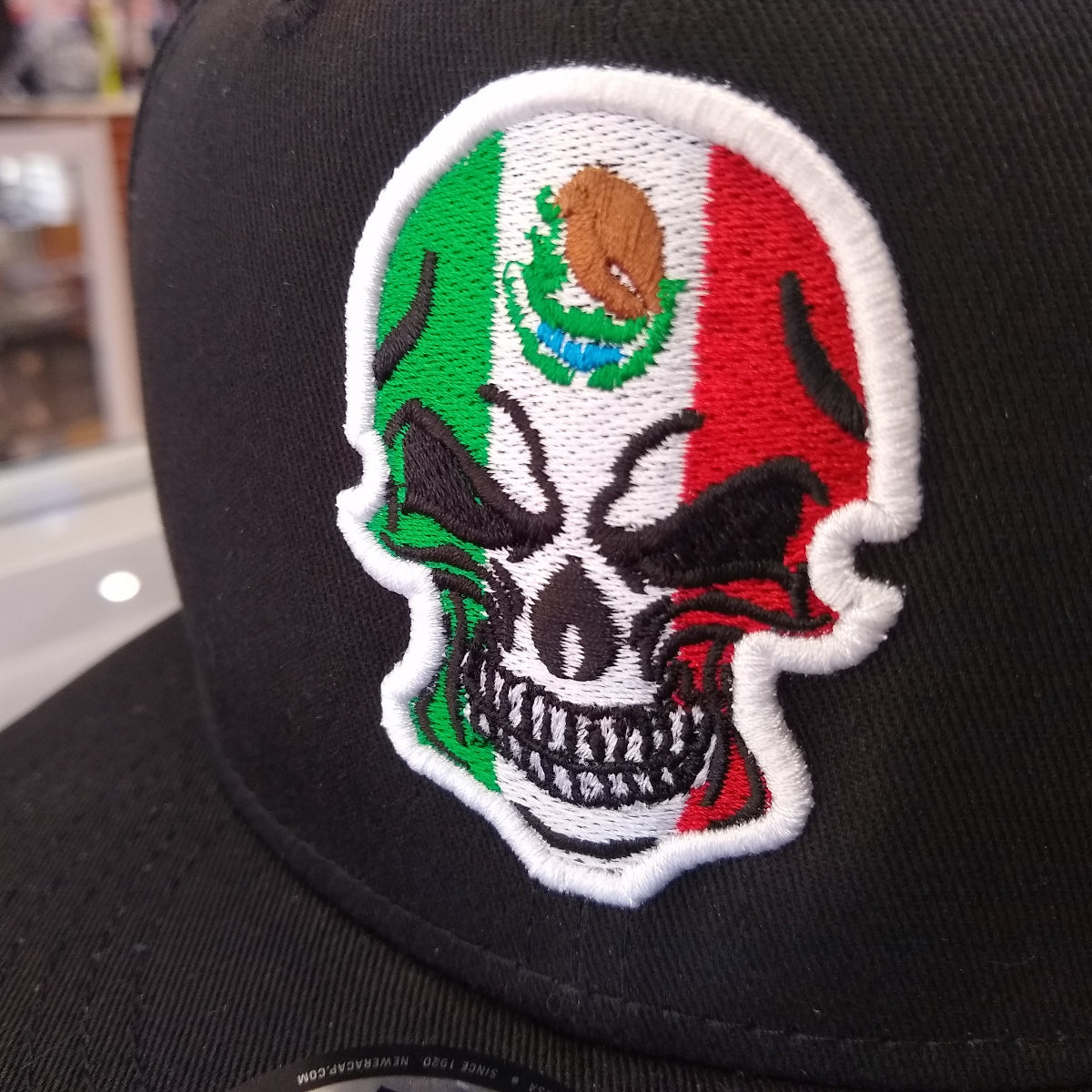 Mexiko Bestickter Totenkopf New Era Mütze