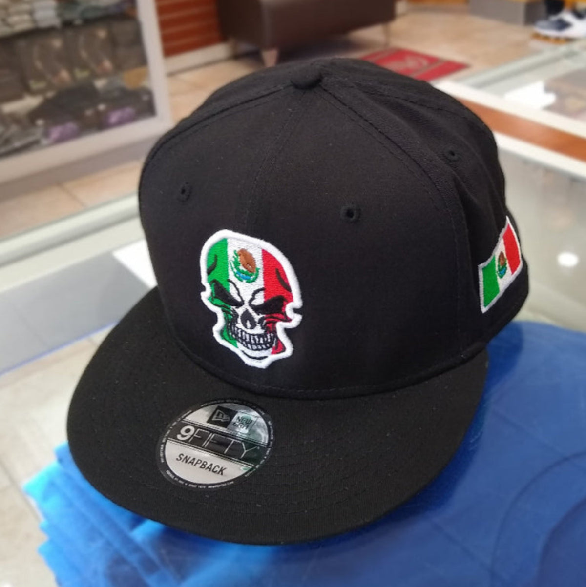 Mexiko Bestickter Totenkopf New Era Mütze