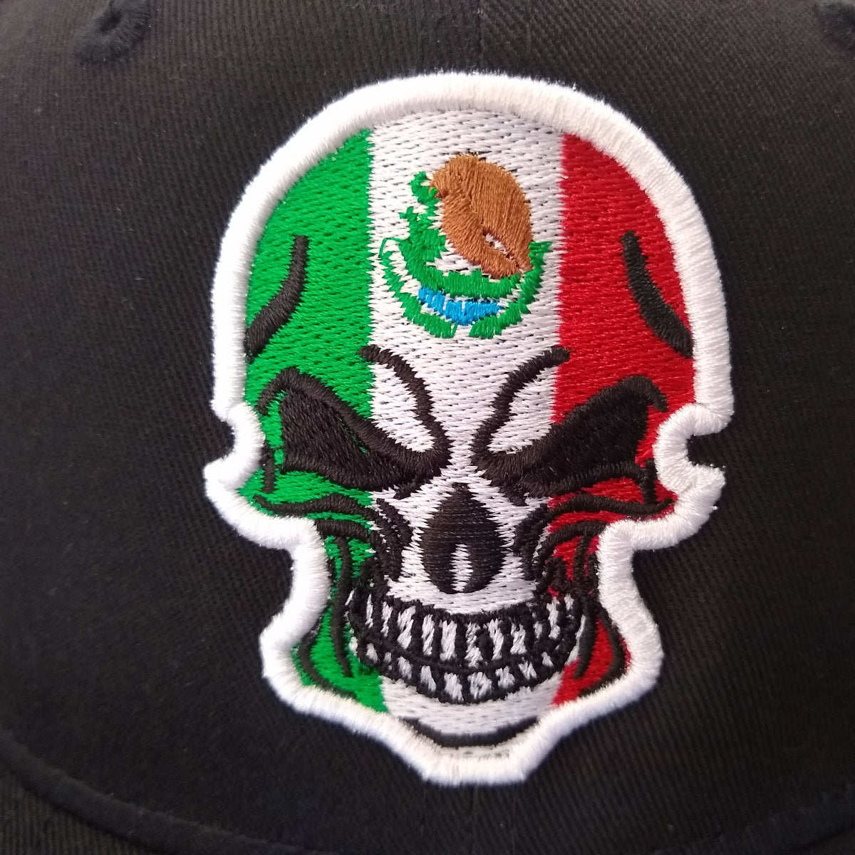 Mexiko Bestickter Totenkopf New Era Mütze