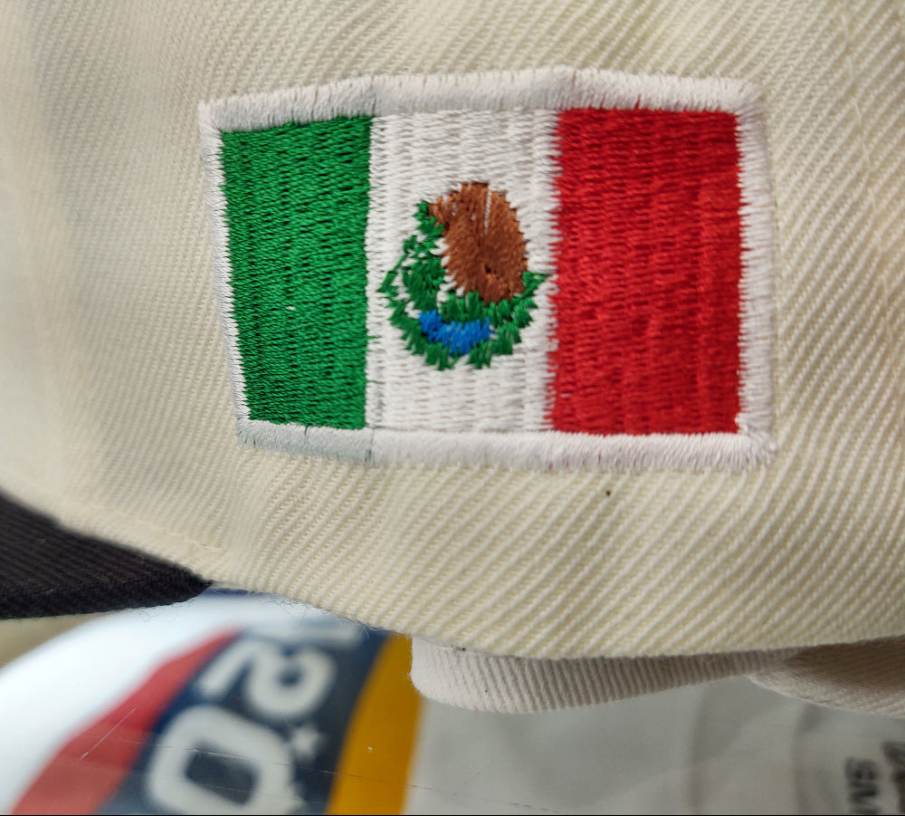 Casquettes Snapback Mexique Drapeau et écusson brodés