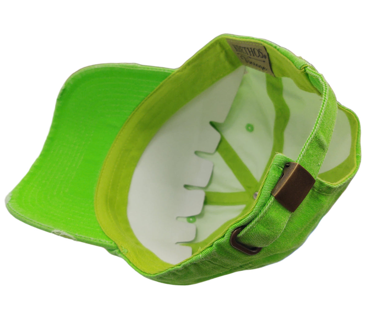 Chapeaux Vintage Mexique avec Drapeau Mexicain et Écusson Chapeau Vert Fluo