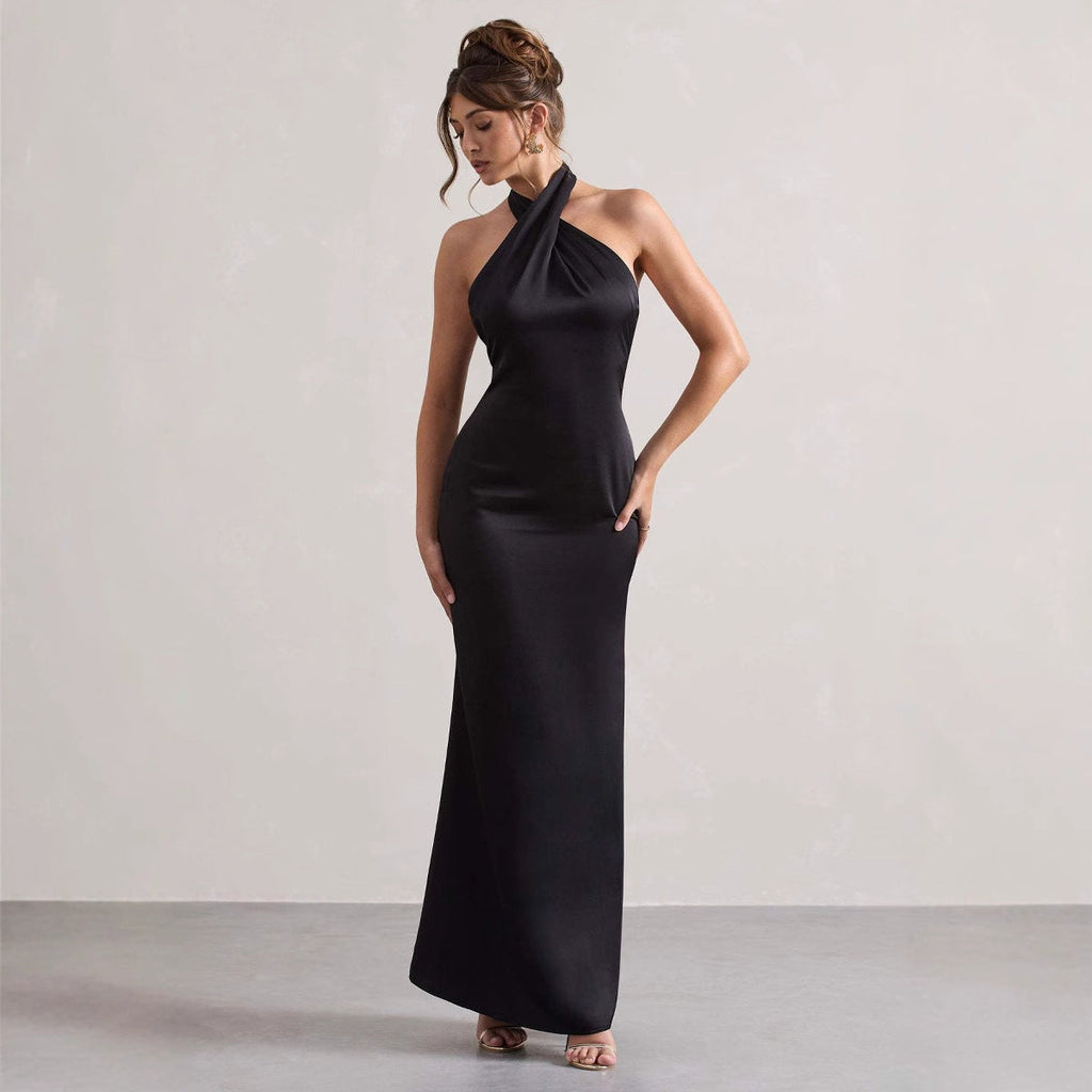 Neckholder Abendkleid Elegantes Etuikleid Cocktailkleid