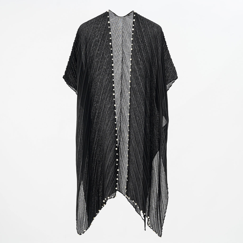 Einfarbige Bluse mit Perlmuttknöpfen Strandkleid Sonnenschutz Sexy Schalbluse Urlaub am Meer Cardigan