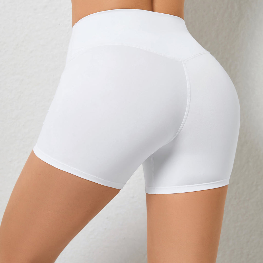 Short de yoga push-up, taille haute élastique, course à pied, entraînement, sans couture, moulant, pour femme