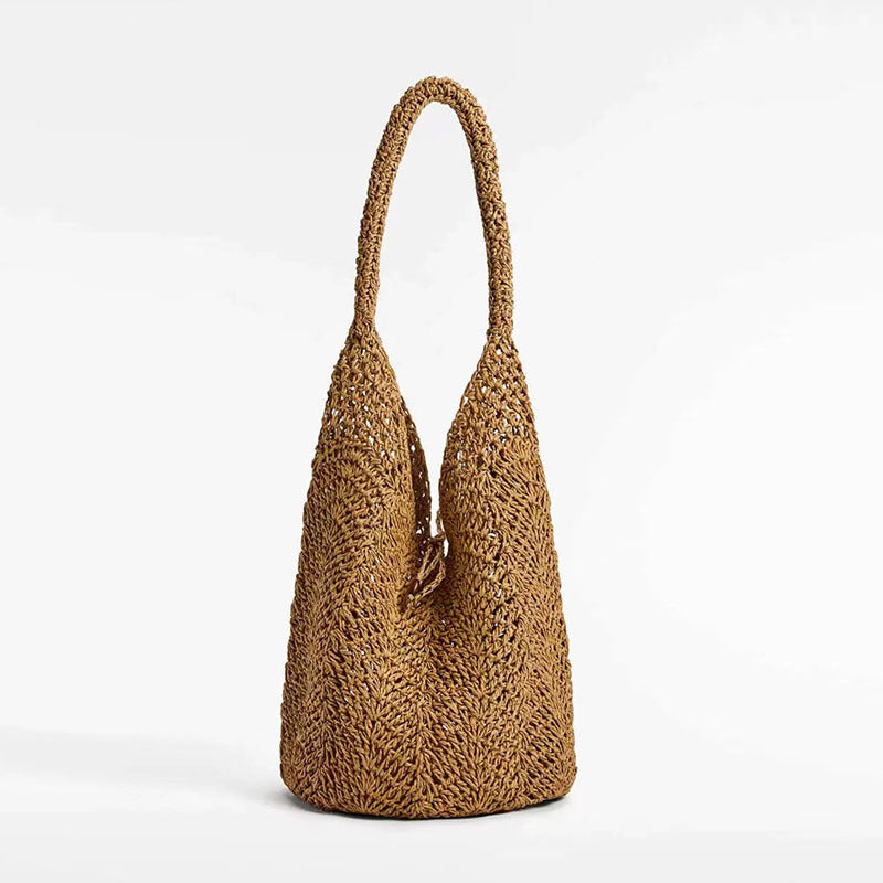 Sac à bandoulière en paille, design spécial, sac en paille portable, sac tressé, sac de plage, sac pour femme
