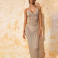 Robe de plage pour femme, couleur unie, sexy, tricotée, ajourée, maillot de bain, bikini, chemisier, protection solaire