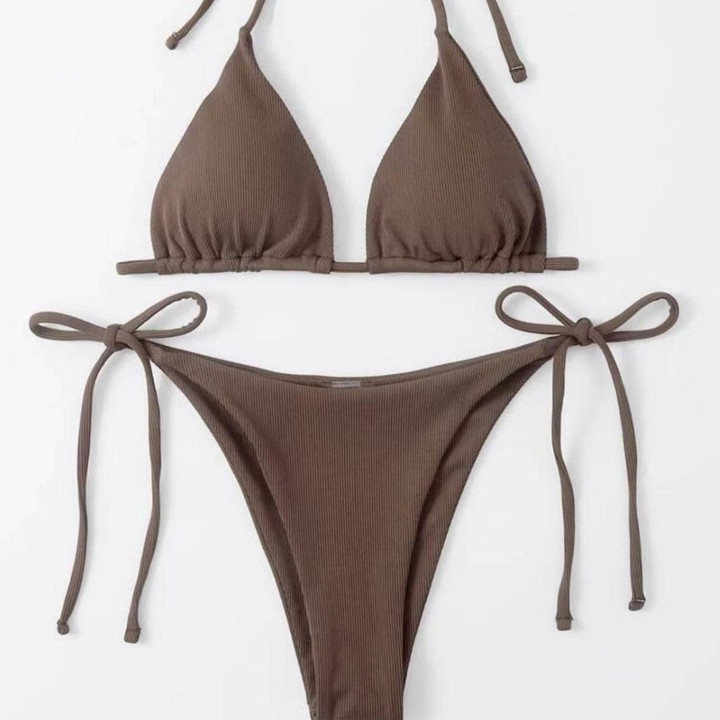 Sexy dreiteiliger Bikini Split Badeanzug Damen Strand Frühlingsbadeanzug Bikini