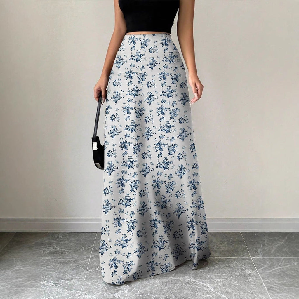 Vêtements pour femmes Robe en satin Jupe en satin Femme Été Soie artificielle Jupe longue Haute qualité