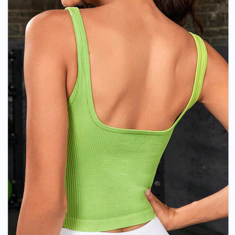Gilet de sport Yoga Exercice Sangle Séchage rapide Respirant Dos nageur Course décontractée Sous-vêtement