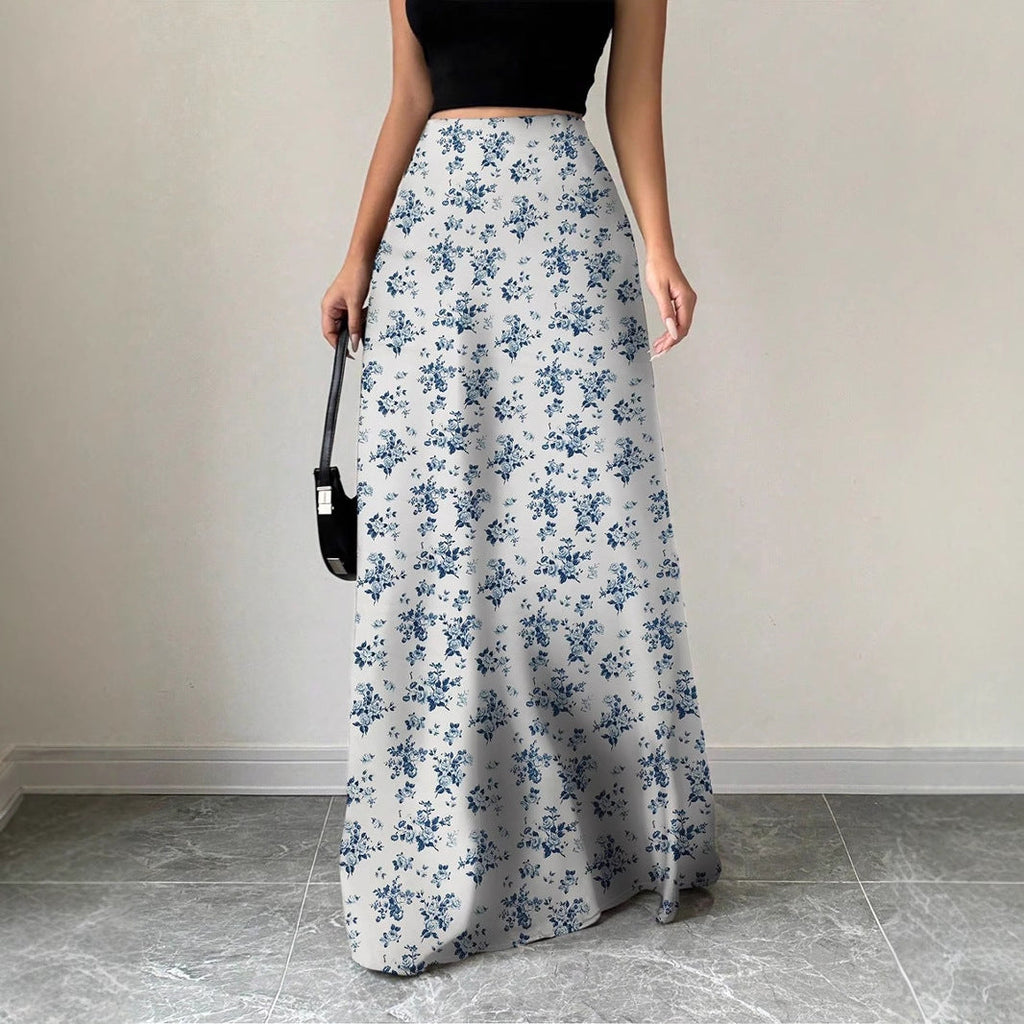 Vêtements pour femmes Robe en satin Jupe en satin Femme Été Soie artificielle Jupe longue Haute qualité