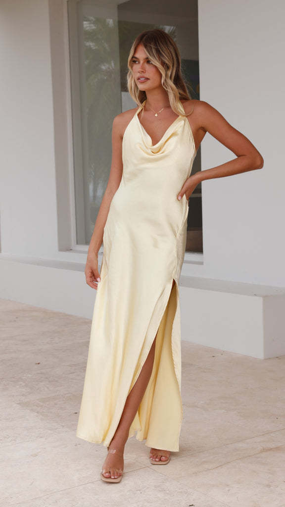 Damen Sommer Trägerkleid Sexy Schlitz Enganliegend Rückenfrei Einfarbig Maxikleid