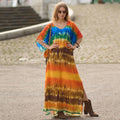 Robe de plage ample en rayonne imprimée avec positionnement pour les vacances Couleurs de robe de plage