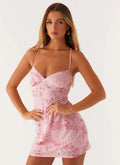 Robe Femme Pailletée Brodé Sexy Dos Nu Bretelles Fines Robe Été Femme