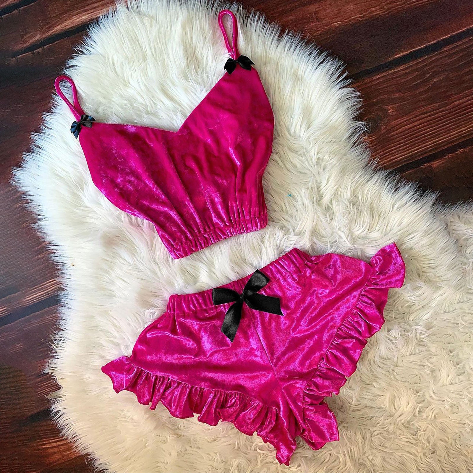 Sexy Dessous Sexy Split-Spitzen-Pyjama Sexy
