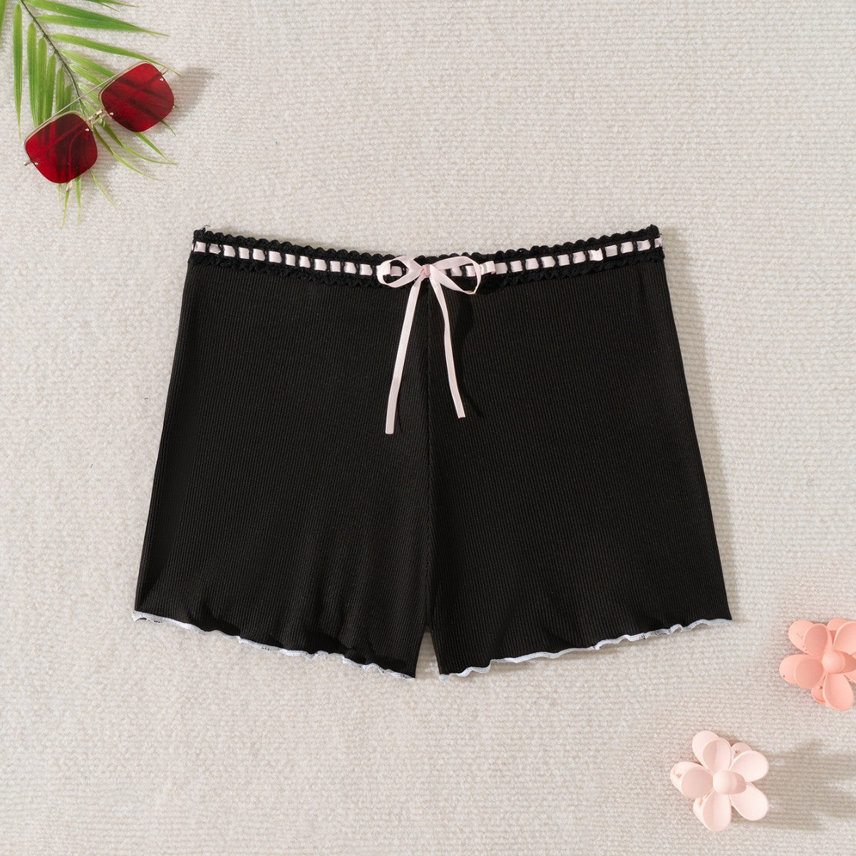 Shorts de bain de boxe pour femmes Shorts de bain séparés Shorts d'été pour femmes