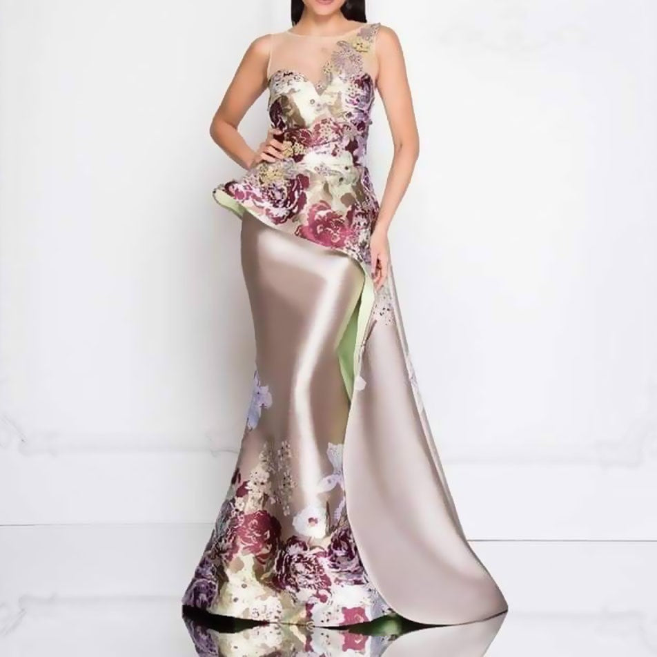 Robe Femme Vêtements Cocktail Femme Élégante Robe de Soirée Robe Brodé